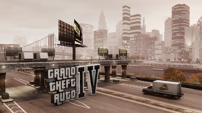 gta, car, road, 1080P, grand theft auto 4, city