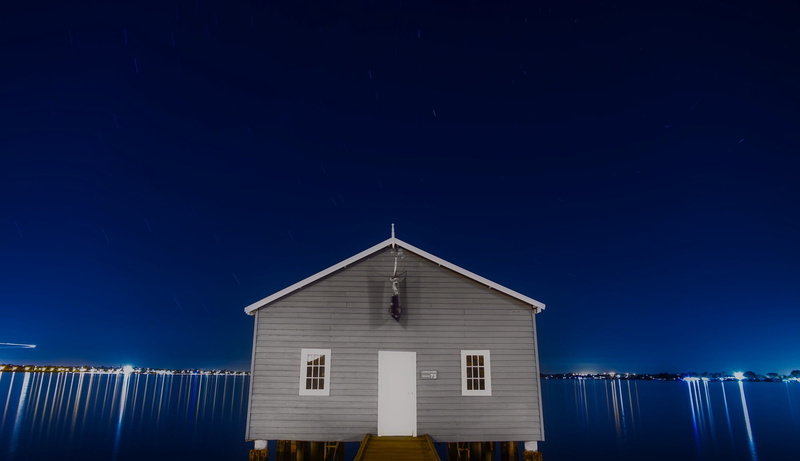architecture, vacation, dusk, dock, hut, reflections, sea, holiday, warehouse, no people, sunset, white, lights, city, near, 1080P, leisure, boathouse