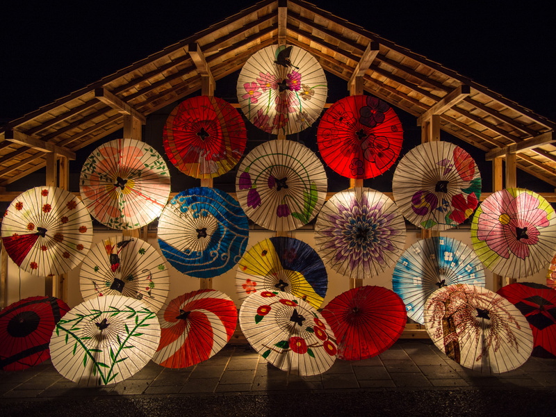 creativity, architecture, large group of objects, floral pattern, multi colored, design, 4K, night, decoration, shape, lot, night view, market, japan