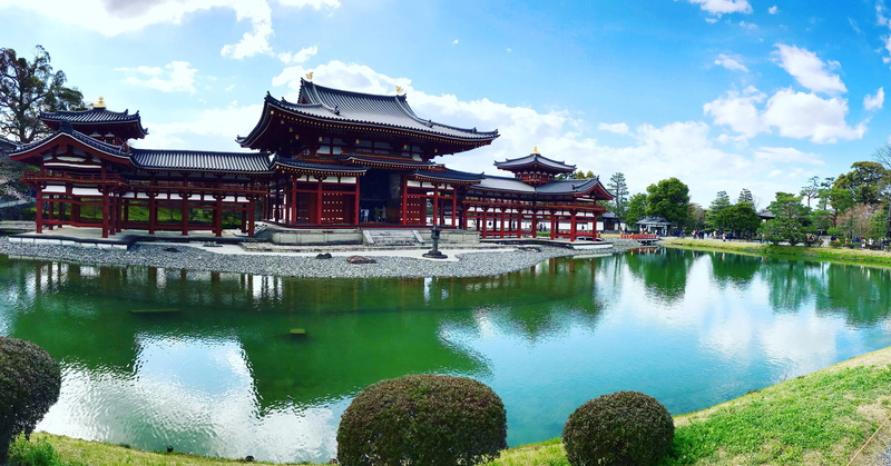 Byodo-in Temple, Pavilion Of The Phoenix, pond, Phoenix Hall, Japan, 4K, Park, Uji, temple, The byodo-in temple