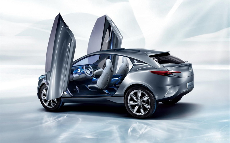 sliding, concept, 2011, cars, buick, envision, other cars, silver, door, suv, 1080P