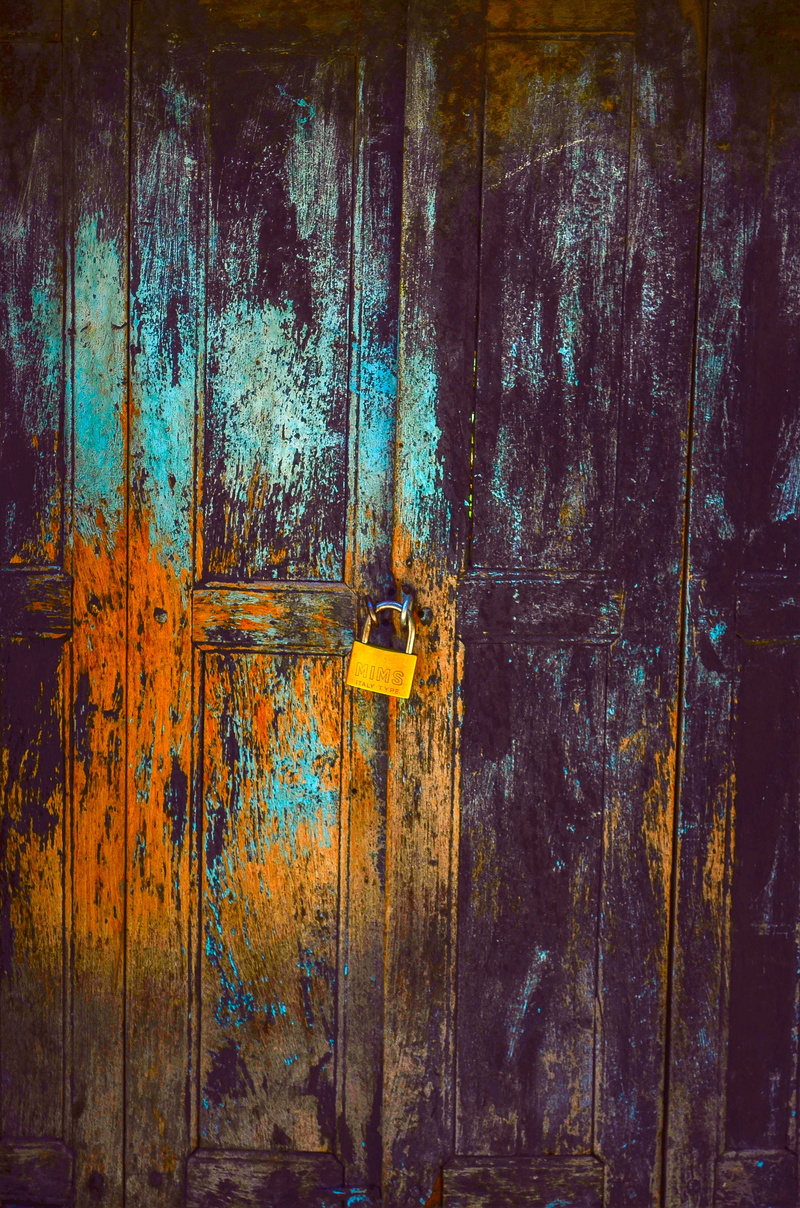 window, text, lock, symbol, deterioration, indoors, sliding door, decline, abandoned, metal, porthole, old, stained wood, no people, built structure, wood - material