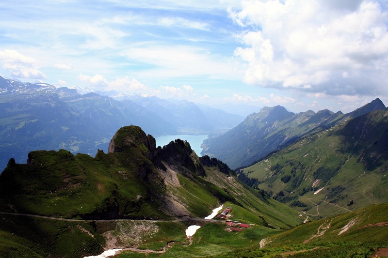idyllic, alpine walk, cloud - sky, 2K, alpine, switzerland, mountain range, outdoors, non-urban scene, plant, green color, tranquility, bernese oberland