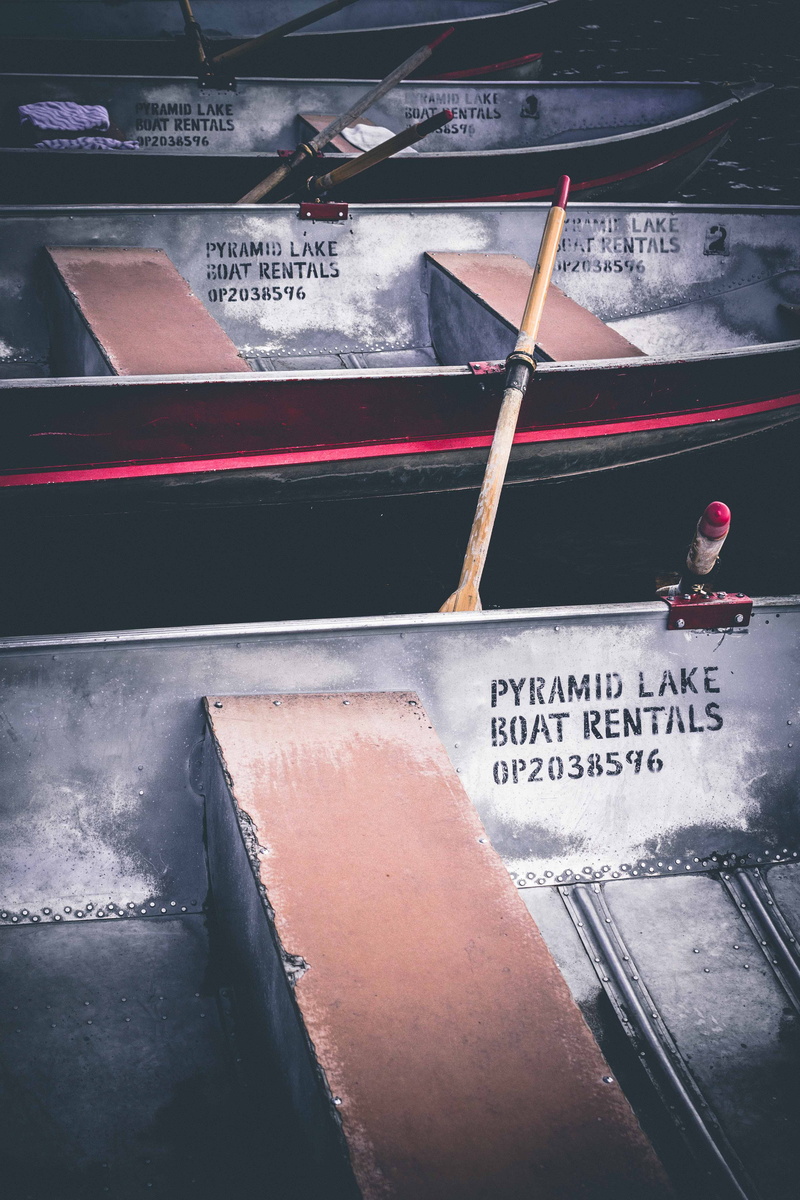 banff, nature, mode of transportation, close-up, oar, communication, rental, indoors, frozen, gray, number, high angle view, sign, lake, pyramid, cold temperature