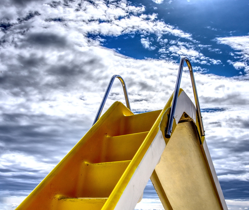 built structure, pedal boat, fun, pleasure, 4K, water fun, pedal boat rentals, contrast, mode of transportation, staircase, slide, drama, sky, sunlight