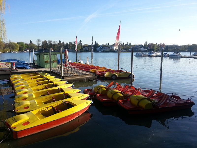 waterfront, bank, flag, Lake Constance, colorful, mode of transportation, river, boat rental, yellow, Rental, mood, nautical vessel, no people, Boat, water