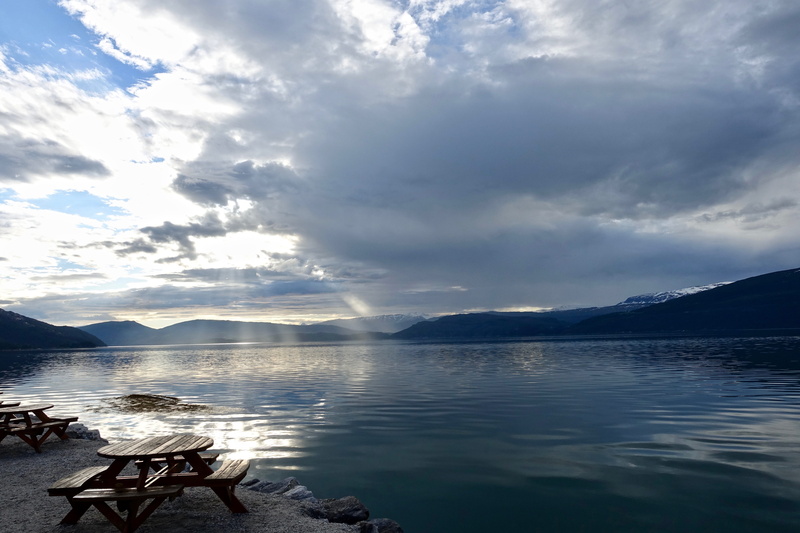 rays, sea, waterfront, norway, cloud - sky, fjord, mountain, day, idyllic, scenics - nature, tranquility, water, outdoors, tranquil scene, yttervik camping- boat rental