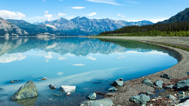 area, reserve, day, southwest, landscape, rock, national, canada, yukon, sky, mountain range, nature, 5K, outdoors, beauty in nature, non-urban scene