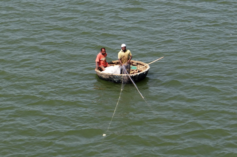 mode of transportation, women, krishna river, 4K, karnataka, real people, waterfront, nautical Vessel, coracle, asia, sea, sitting, river, transportation