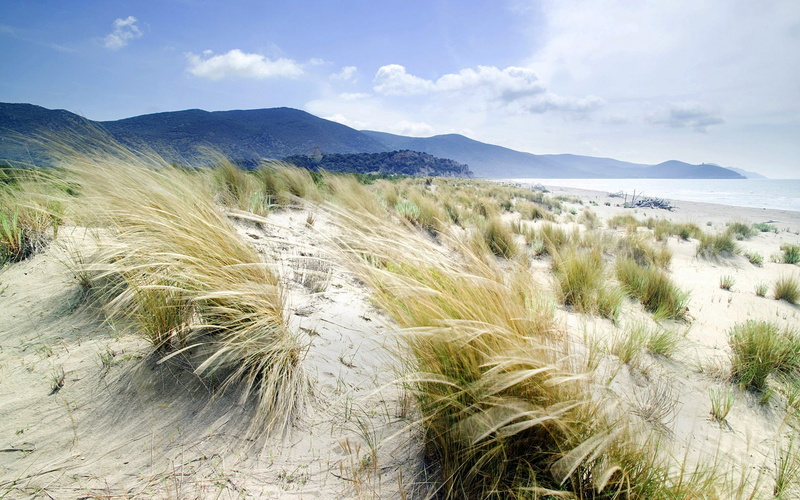 1080P, desktop, sea, cloud - sky, semi-arid, windows, wallpap, day, arid climate, land, tranquil scene, nature, shores, water, sky, grass, outdoors, beach
