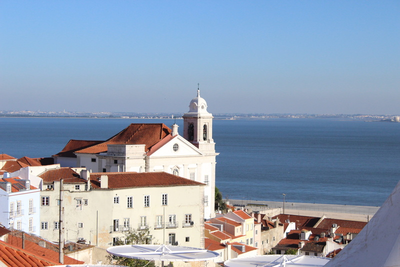 no people, city, 5K, Travel, town, residential district, building, nature, travel destinations, Portugal, sky, europe, religion, house, horizon over water