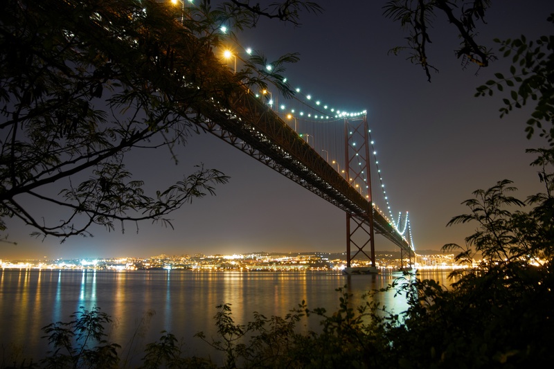 light, lighting equipment, connection, lisbon, reflection, tejo, tree, europe, nature, outdoors, water, plant, sky, lisboa, steel, architecture, 5K, tourism