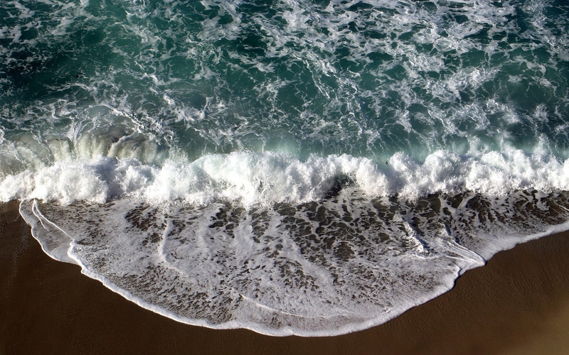 tide, water, sand, low, 1080P, ocean, sea