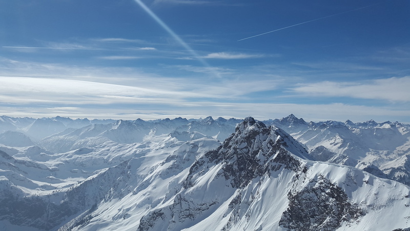 beauty in nature, 4K, mountain, steep, covered, cold temperature, summit, fog, mountaineering, alpine, snow, landscape, tannheim, pine tree, no people