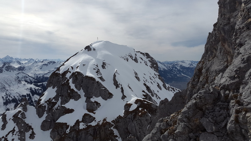 hiking, scenics, scenics - nature, mountain range, ice, mountaineering, snowcapped mountain, cold temperature, tannheim, mountain peak, environment, mountain