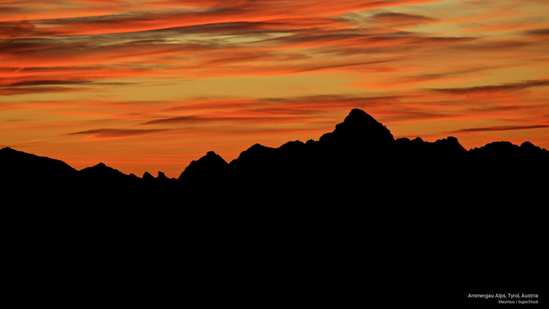 Mountains, tyrol, austria, ammergau, 2K, alps