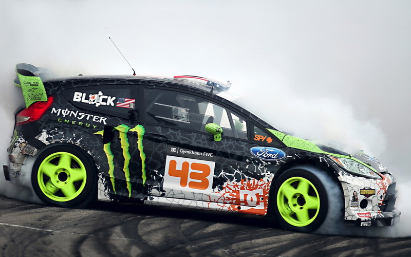 block, fiesta, ford, monsters, 720P, energy, monster, ken, drift, drifting