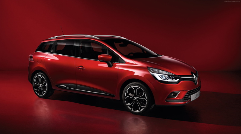 red, Renault Clio, hatchback, 2K