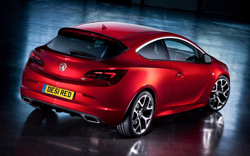 Opel Astra, vauxhall, hatchback, door, astra, gtc, red, 2K, rear
