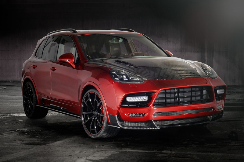 car, 958, Porsche, Cayenne, black, 4K, red, Mansory, 2015, turbo