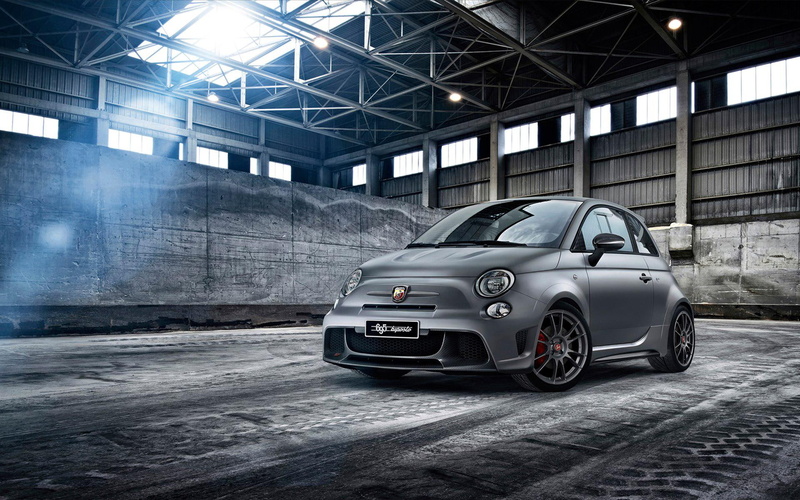 door, 1080P, cars, 2014, fiat, biposto, hatchback, abarth, gray