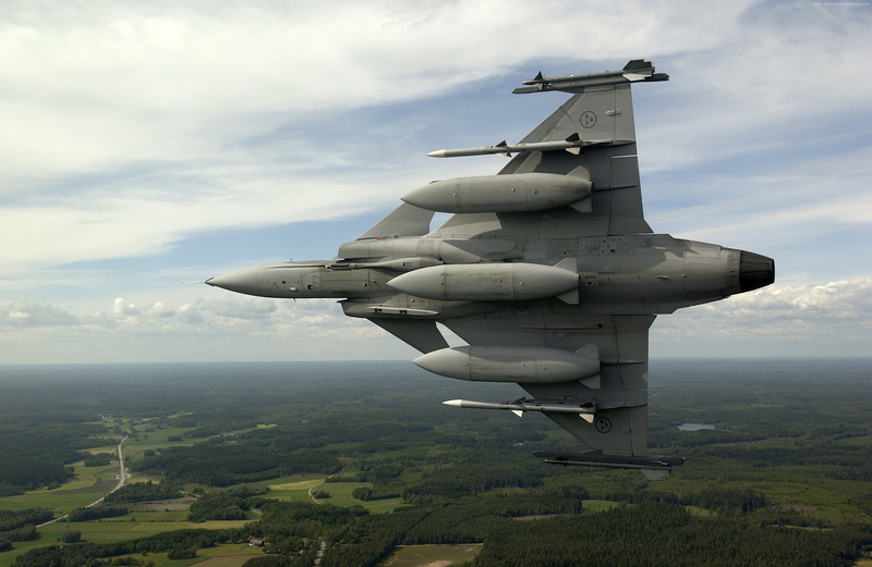 Swedish Air Force, JAS 39, maneuver, aircraft, Saab, Gripen, 2K, multirole fighter