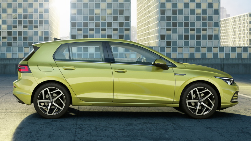 Volkswagen, Yellow Car, Hatchback, Car, Compact Car, Volkswagen Golf Mk7, 1080P