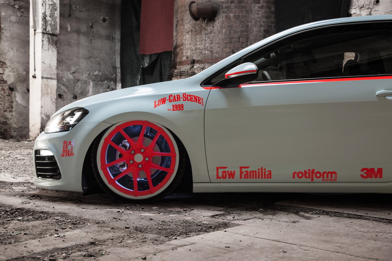 2013, volkswagen, tuning, golf, vii, light tron, 2K