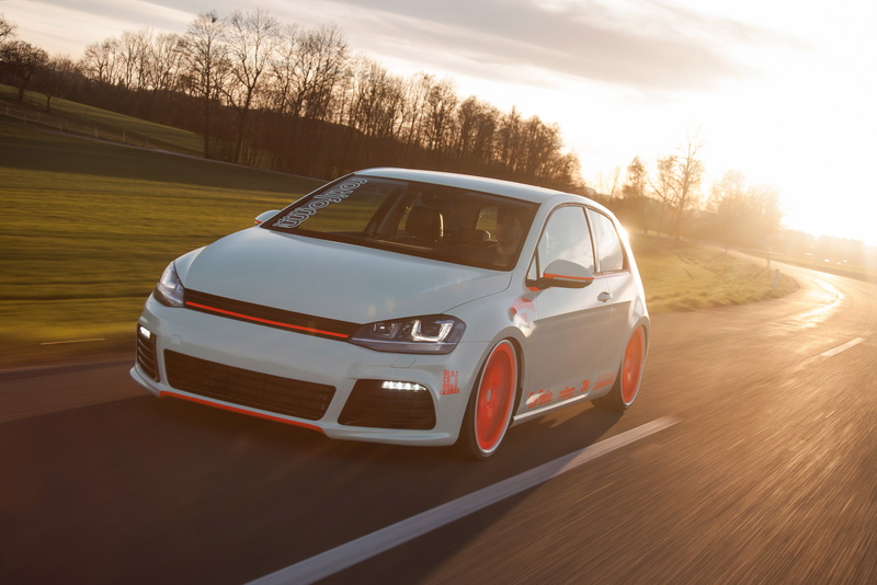 2013, golf, tuning, vii, light tron, volkswagen, 2K