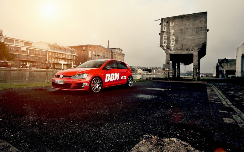 volkswagen, tuning, 2K, bbm motorsport, gti, 2014, golf, vii