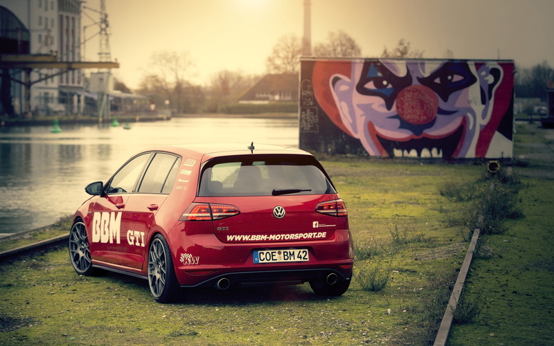 2014, volkswagen, golf, gti, bbm motorsport, 2K, vii, tuning