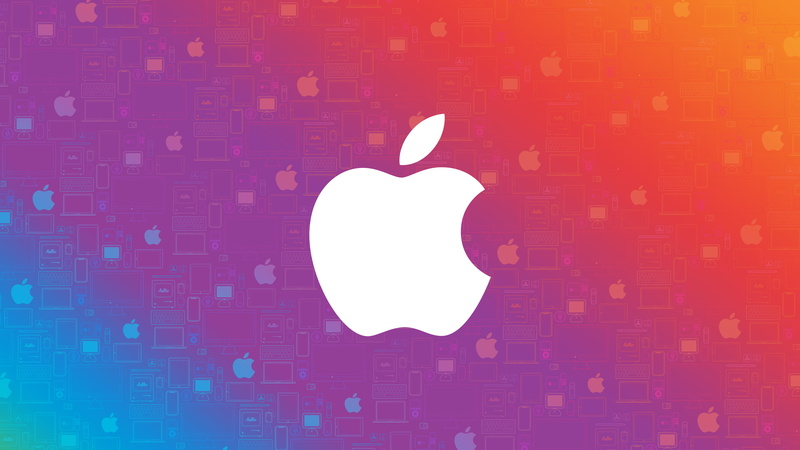 logo, Apple, 4K, itunes, Abstract, Colorful, HD, 4K
