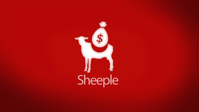 communication, Apple vs. Microsoft, colored background, representation, text, copy space, human representation, mammal, santa claus, celebration, number