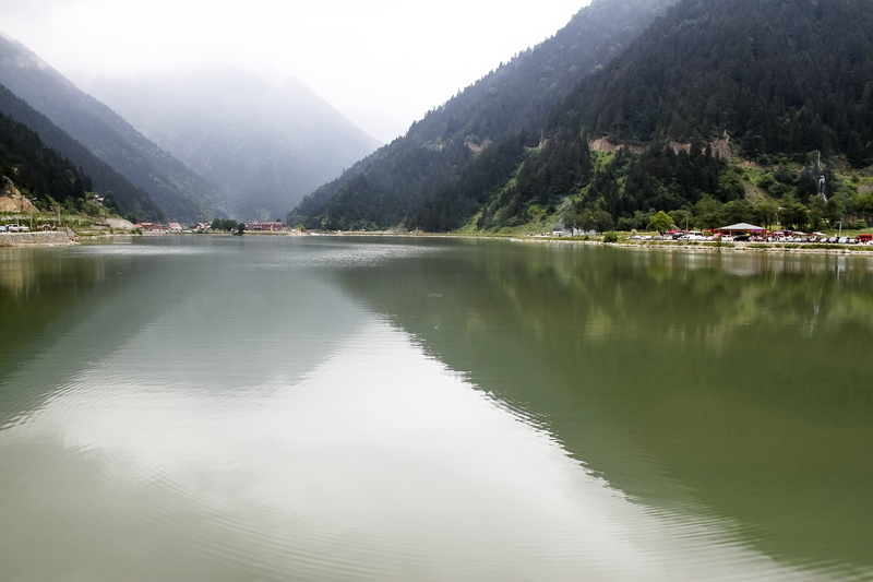 uzungol, mountain range, beauty in nature, sky, 4K, nature, tranquil scene, architecture, river, day, waterfront, landscape, tranquility, doga, scenics - nature