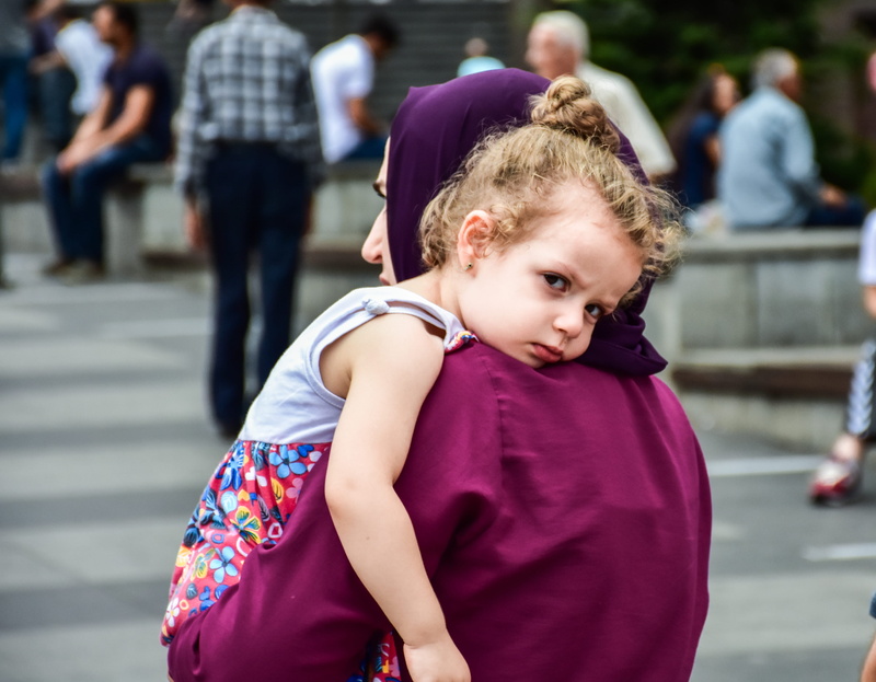 lifestyles, lovely, baby, trabzon, adult, outdoors, turkish, incidental people, hairstyle, city, men, street, childhood, focus on foreground, group of people