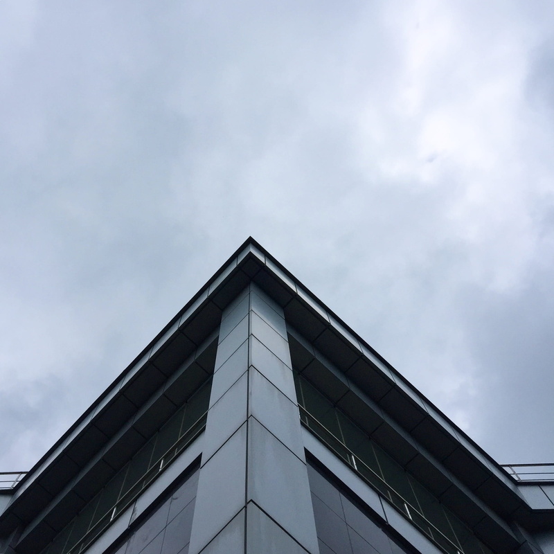 glass - material, clouds, city, outdoors, day, low angle view, trabzon, architecture, sky, 1080P, office, cloud - sky, built structure, office building exterior