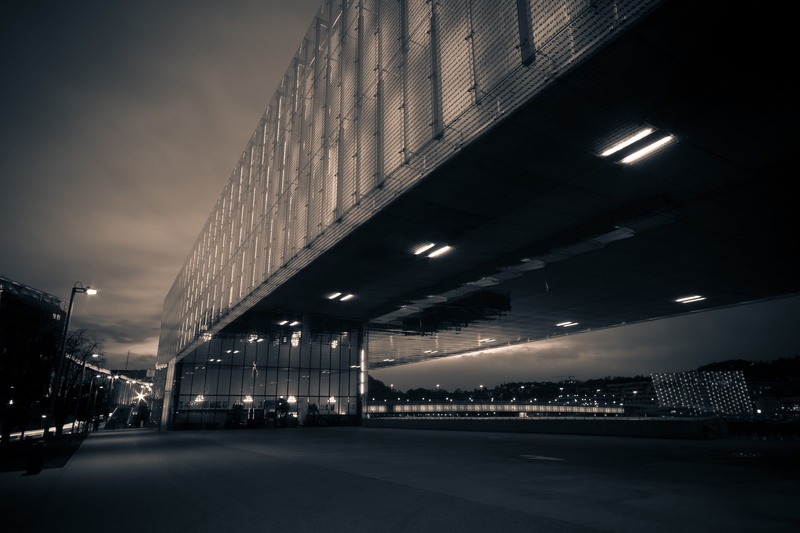 lentos, street, museum, transportation, the way forward, 4K, illuminated, direction, bridge, motor vehicle, bridge - man made structure, car, architecture