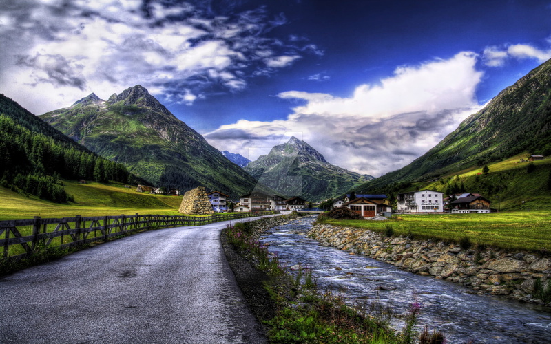 paznaun, austria, village, ski, 1080P, upper, state, r, valley, austrian, galt, resort, hd, tyrol