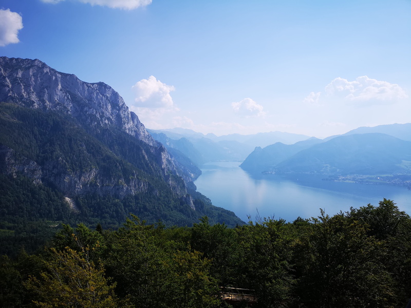 water, tree, upper austria, tranquility, cloud - sky, sky, no people, idyllic, mountain, 2K, environment, plant, scenics - nature, day, mountains, nature