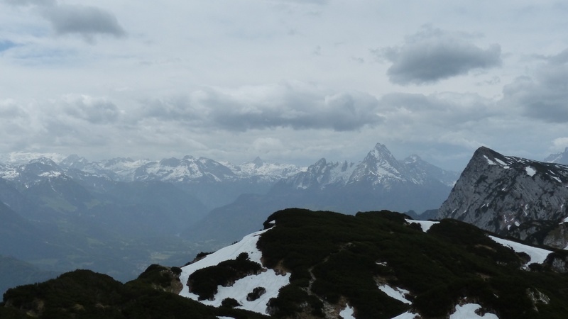 watzmann, unterberg, winter, watzmann middle peak, watzmannkinder, salzburg, landscape, environment, berchtesgaden alps, ridge, day, great watzmann, mountain