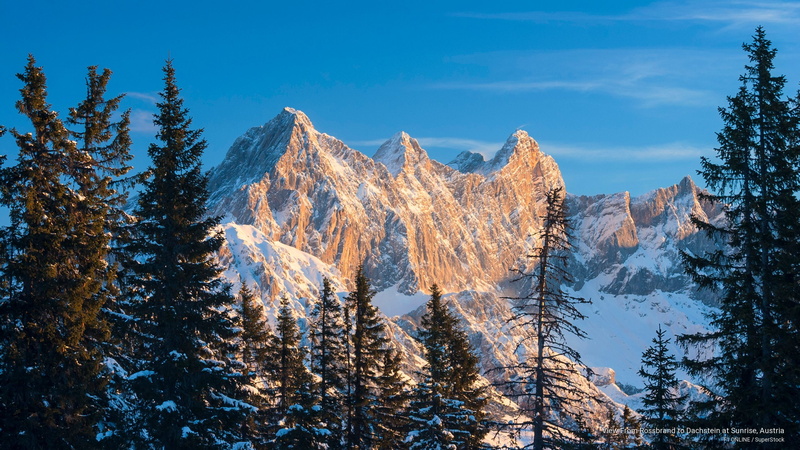 dachstein, sunrise, Mountains, view, 2K, austria, rossbrand