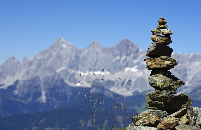 solid, dachstein, landscape, selective, photography, nature, mountain Peak, snow, austria, balance, focus, 4K, sky, stack, scenics - nature, balanced