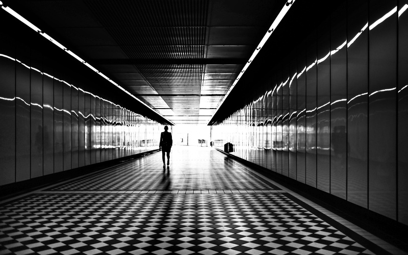 architecture, Wien, walking, explore, indoors, 4K, fujifilm, silhouette, monochrome, pathway, corridor, person, photo, Österreich, transportation, people