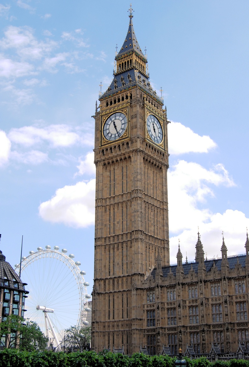travel destinations, sky, amusement park ride, atreading, building exterior, travel, ferris wheel, england, london, government, tall - high, eye, ben, great britain