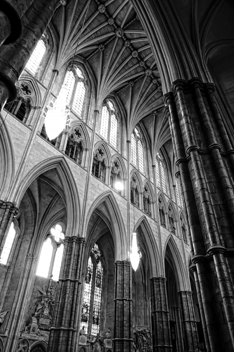 historic, ornate, arch, window, history, place of worship, medieval, gothic style, architectural column, no people, nave, church, built structure, low angle view