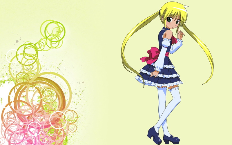elegance, cute, girl, hayate no gotoku, females, nature, dress, lifestyles, 720P, indoors, art and craft, sanzenin nagi, fashion, standing, blond, people