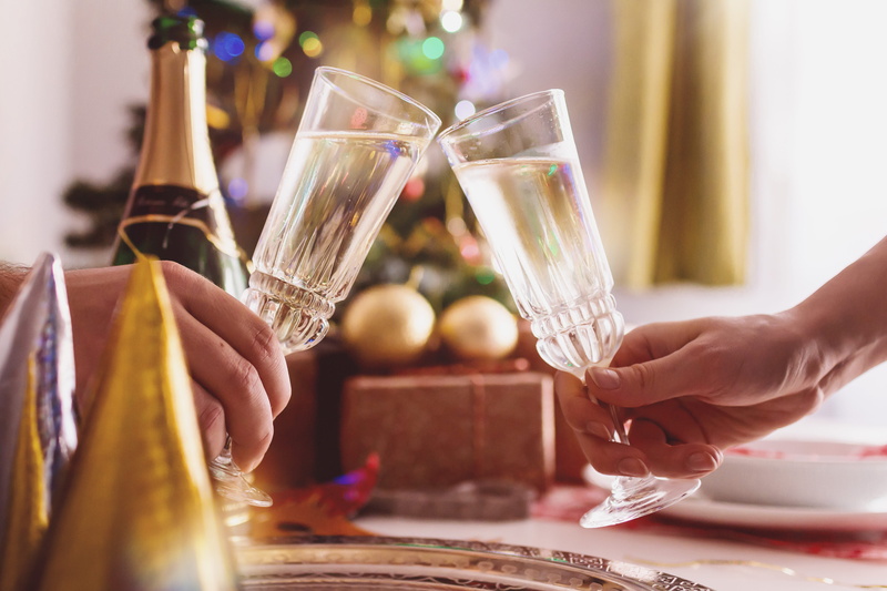 adult, females, human body part, 4K, celebratory toast, food and drink, indoors, female, table, alcohol, two people, champagne, celebration, glasses, glass