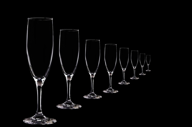 food and drink, beverage, celebration, new year, background, champagne, elegance, conceptual, lot, group of objects, studio shot, nobody, luxury, black background