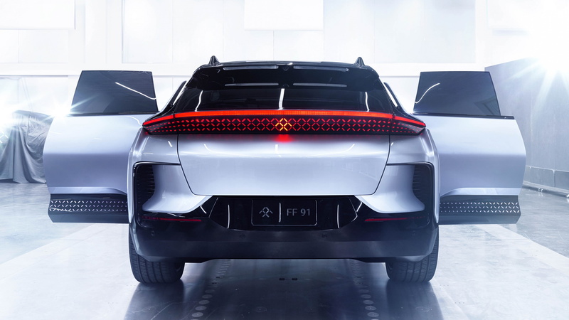 4K, Faraday Future, car, electric cars, FF91, silver, 4k