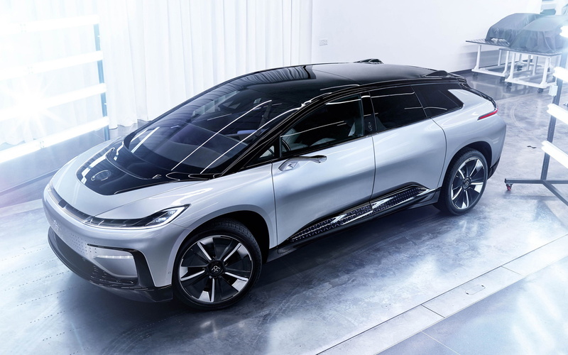 wallpapers, car, poster, reflection, future, indoors, land vehicle, transportation, day, ff, faraday, black color, white color, 2K, mode of transportation